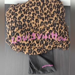 Louis Vuitton Leopard Print Scarf Shawl